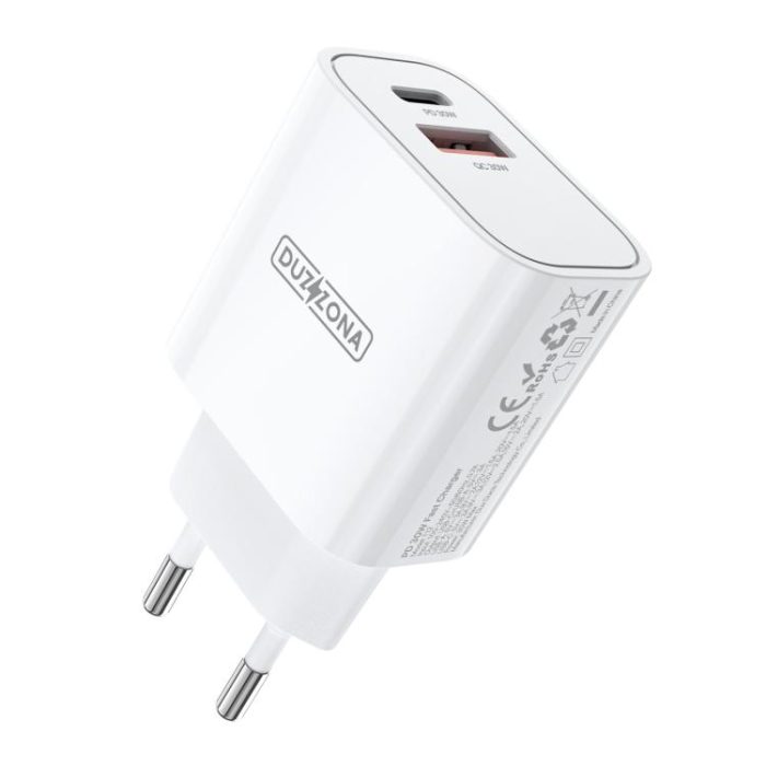 DUZZONA T12 PD30W Type-C / USB-C and USB Fast Charger, T12