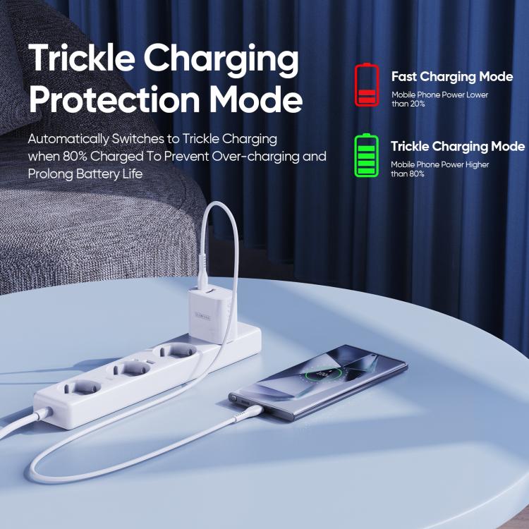 DUZZONA T12 PD30W Type-C / USB-C and USB Fast Charger, T12 5 DUZZONA T12 PD30W Type-C / USB-C and USB Fast Charger, T12 - Image 5