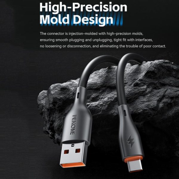 EDA0086224_B3.jpg WK WDC-116m 12W USB to Micro USB Fast Charging Data Cable, Length: 1m, WDC-116m