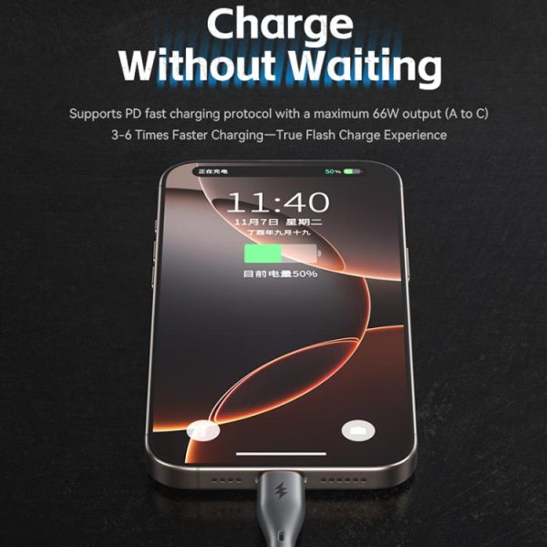 EDA0086224_B4.jpg WK WDC-116m 12W USB to Micro USB Fast Charging Data Cable, Length: 1m, WDC-116m