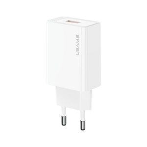 USAMS CC324 T69 QC18W USB-A Single Port Fast Charger, CC324