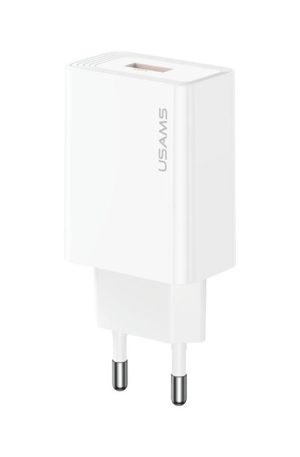 USAMS CC324 T69 QC18W USB-A Single Port Fast Charger, CC324