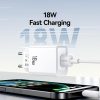 EDA008716401A_3.jpg USAMS CC324 T69 QC18W USB-A Single Port Fast Charger, CC324