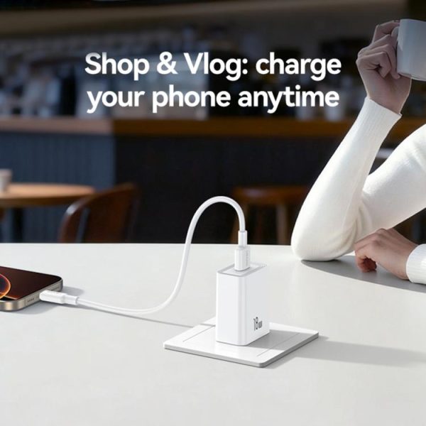 EDA008716401A_6.jpg USAMS CC324 T69 QC18W USB-A Single Port Fast Charger, CC324