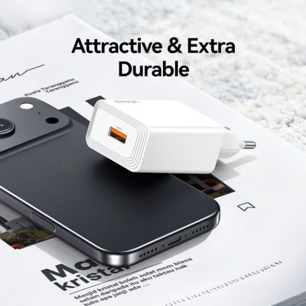 EDA008716401A_8.jpg USAMS CC324 T69 QC18W USB-A Single Port Fast Charger, CC324
