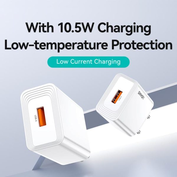 EDA008717001A_1.jpg USAMS CC326 T69 10.5W 2.1A Single USB Port Charger, CC326