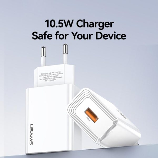 EDA008717001A_2.jpg USAMS CC326 T69 10.5W 2.1A Single USB Port Charger, CC326