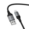 EDA008734701A_3.jpg hoco X121 Nuevo Charging USB-A to Micro Spring Braided Data Cable, USB-A to Micro