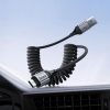 EDA008734701A_7.jpg hoco X121 Nuevo Charging USB-A to Micro Spring Braided Data Cable, USB-A to Micro