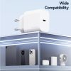 EDA008818701A_5.jpg USAMS CC226 T65 PD20W USB-C / Type-C Single Port Fast Charger, EU Plug, CC226