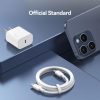 USAMS CC228 T65 PD20W USB-C / Type-C Single Port Fast Charger, US Plug, CC228