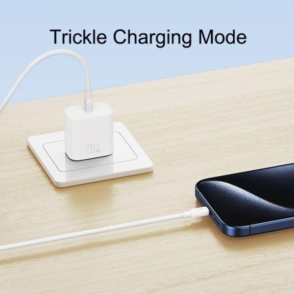 USAMS CC228 T65 PD20W USB-C / Type-C Single Port Fast Charger, US Plug, CC228