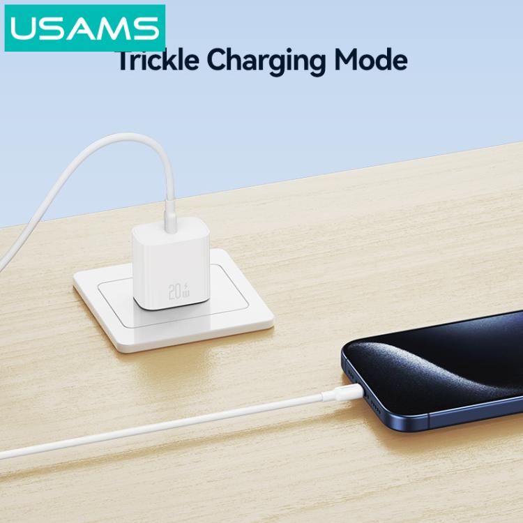 USAMS CC228 T65 PD20W USB-C / Type-C Single Port Fast Charger, US Plug, CC228 8 USAMS CC228 T65 PD20W USB-C / Type-C Single Port Fast Charger, US Plug, CC228 - Image 8