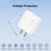 USAMS CC228 T65 PD20W USB-C / Type-C Single Port Fast Charger, US Plug, CC228