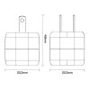 EDA008867901A_1.jpg Yesido YC16U PD 35W Type-C Mini Ice Cube Fast Charger, US Plug
