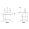EDA008868301A_1.jpg Yesido YC149 PD 35W Type-C Mini Ice Cube Fast Charger, UK Plug