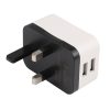 EPS0058_3.jpg WN-2018 Dual USB Travel Charger Power Adapter Socket, UK Plug