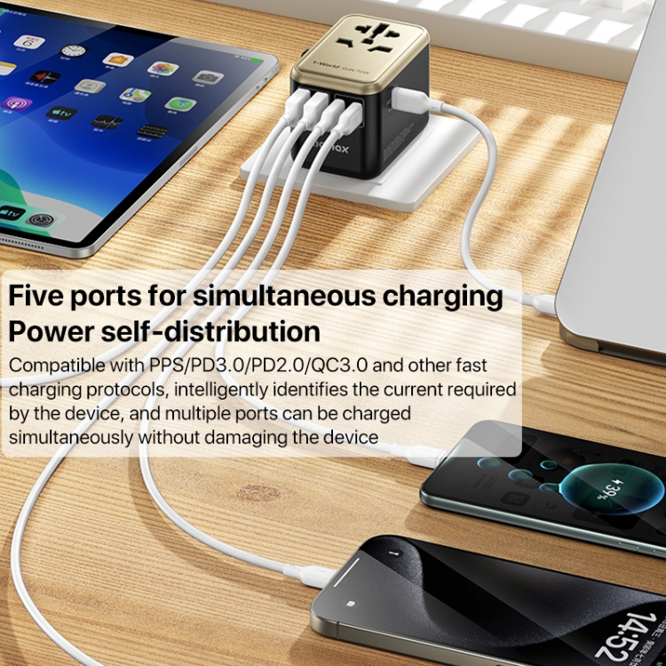 MOMAX 1-World UA8 PD 70W Fast Charger Power Adapter, UA8 11 MOMAX 1-World UA8 PD 70W Fast Charger Power Adapter, UA8 - Image 11