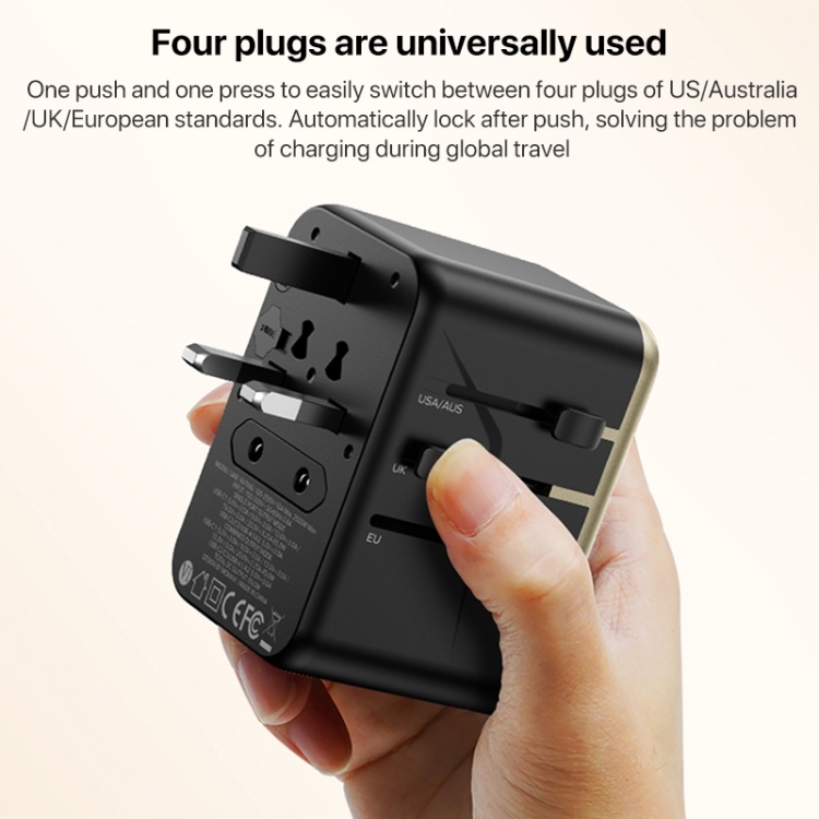 MOMAX 1-World UA8 PD 70W Fast Charger Power Adapter, UA8 12 MOMAX 1-World UA8 PD 70W Fast Charger Power Adapter, UA8 - Image 12