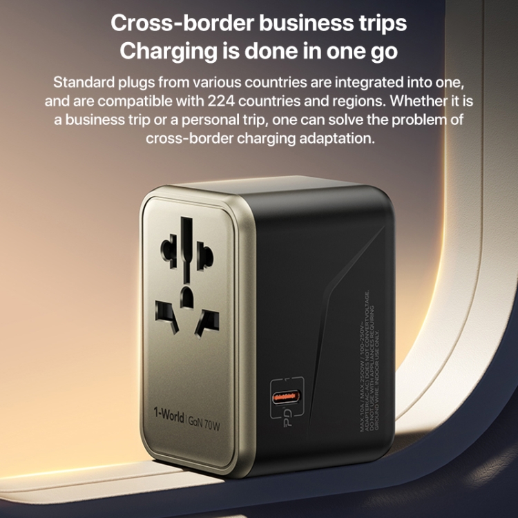 MOMAX 1-World UA8 PD 70W Fast Charger Power Adapter, UA8 9 MOMAX 1-World UA8 PD 70W Fast Charger Power Adapter, UA8 - Image 9