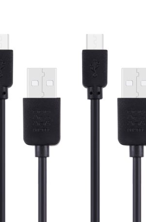 2 PCS HAWEEL 1m High Speed Micro USB to USB Data Sync Charging Cable Kits For Galaxy, Huawei, Xiaomi, LG, HTC and other Smart Phones