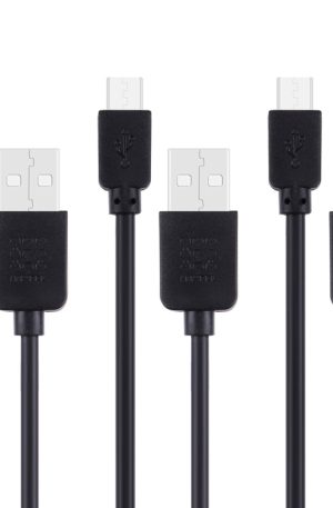 3 PCS HAWEEL 1m High Speed Micro USB to USB Data Sync Charging Cable Kits For Galaxy, Huawei, Xiaomi, LG, HTC and other Smart Phones