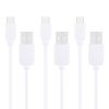 HWL-4013.jpg 3 PCS HAWEEL 1m High Speed Micro USB to USB Data Sync Charging Cable Kits, For Samsung, Huawei, Xiaomi, LG, HTC and other Smartphones