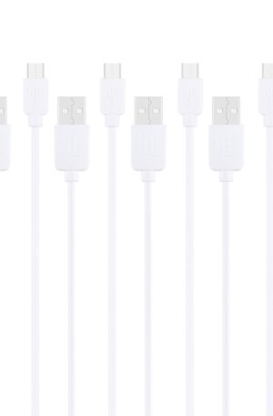 5 PCS HAWEEL 1m High Speed Micro USB to USB Data Sync Charging Cable Kits, For Samsung, Huawei, Xiaomi, LG, HTC and other Smartphones