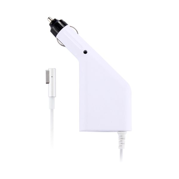 IP7P3696.jpg 85W 18.5V 4.6A 5 Pin L Style MagSafe 1 Car Charger with 1 USB Port for Apple Macbook A1150 / A1151 / A1172 / A1184 / A1211 / A1370 , Length: 1.7m