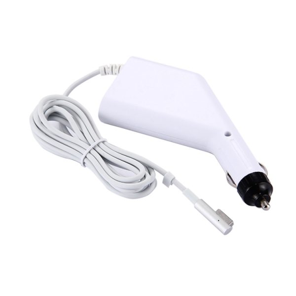 IP7P3696_3.jpg 85W 18.5V 4.6A 5 Pin L Style MagSafe 1 Car Charger with 1 USB Port for Apple Macbook A1150 / A1151 / A1172 / A1184 / A1211 / A1370 , Length: 1.7m