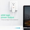 IP8G0673B_8.jpg 65W USB Ports x 1 + Type-C Port x 2 GaN Portable Mini Fast Charger Travel Charger with UK & US & EU Plug Set