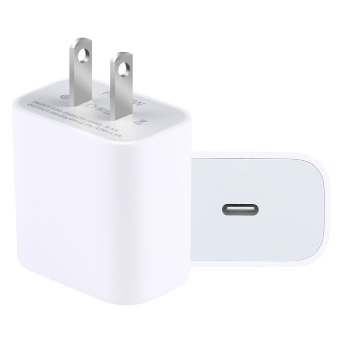 PD 20W Single USB-C / Type-C Interface Travel Charger, US Plug