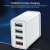 IP8G0881US_4.jpg WK WP-U125 Youpin Series 18W QC3.0 4 USB Ports Fast Travel Charger, CN Plug / US Plug, CN Plug / US Plug