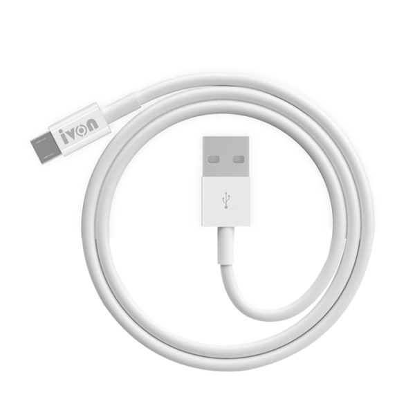 IP8G1097W-1.jpg IVON CA70 Micro USB Fast Charging Data Cable, Length: 1m, Micro USB, Length: 1m