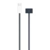 IP8G1331B-1.jpg USB-C / Type-C to Magsafe 3 Braided Fast Charging Data Cable, Length: 2m, Blue, White