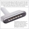 IP8G1331_B2.jpg USB-C / Type-C to Magsafe 3 Braided Fast Charging Data Cable, Length: 2m, Blue, White