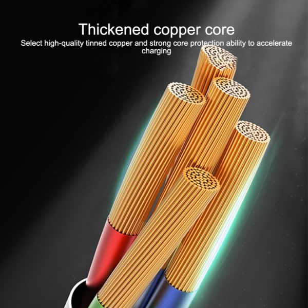 IP8G3418B_3.jpg IVON CA88 12W 2.4A USB to Micro USB Nylon Braid Fast Charge Data Cable, Cable Length: 1m, Micro USB