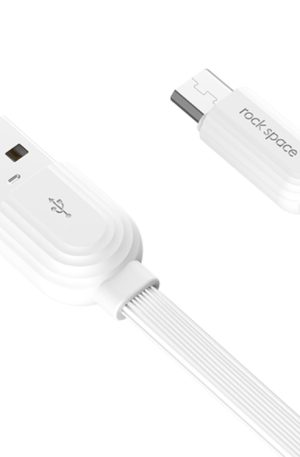 ROCK S5 2A Micro USB Charging + Data Synchronization TPE Flat Shape Data Cable, Cable Length: 1m, Micro