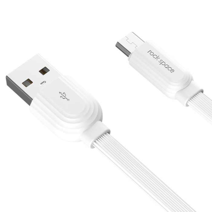 ROCK S5 2A Micro USB Charging + Data Synchronization TPE Flat Shape Data Cable, Cable Length: 1m, Micro