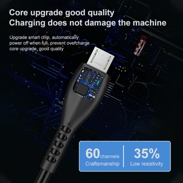 IP8G8635_7-1.jpg awei CL-115M 1m 2.4A USB to Micro USB Charging Cable