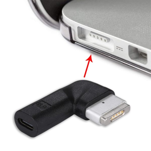 MBC0337B_4.jpg USB-C / Type-C Female to 5 Pin MagSafe 2 (T-Shaped) Male Charge Adapter, Type-C to MagSafe 2