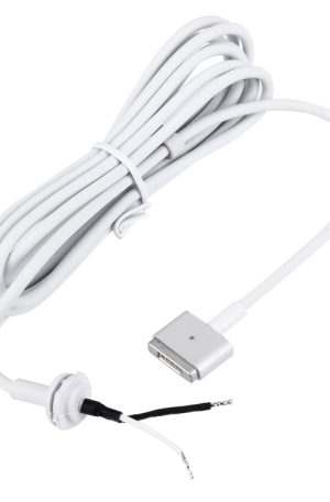 5 Pin T Style MagSafe 2 Power Adapter Cable for Apple Macbook A1425 A1435 A1465 A1502, Length: 1.8m