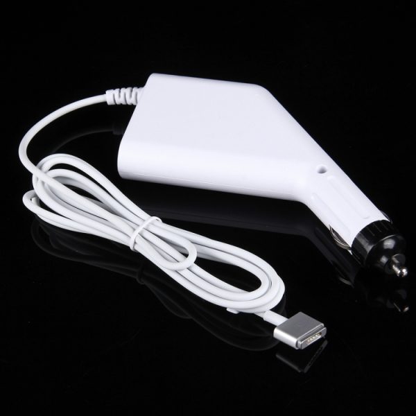 MBC1382W_1.jpg 45W 14.85V 3.05A 5 Pin T Style MagSafe 2 Car Charger with 1 USB Port for Apple Macbook A1466 / A1436 / A1465 / A1435 / MD224 / MD231 / MD761 / MD711, Length: 1.7m, 45W 14.85V 3.05A