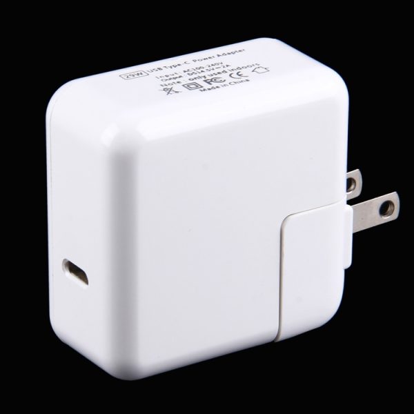 MBC5810.jpg 29W USB-C / Type-C 3.1 Port Power Charger Adapter, US Plug(White)