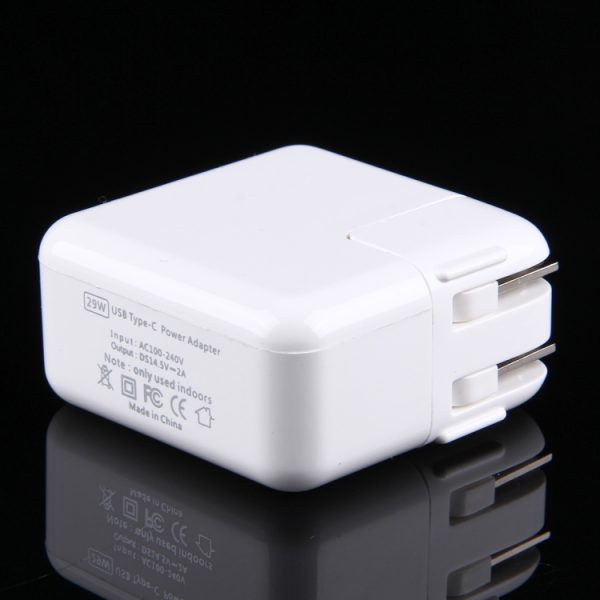 MBC5810_4.jpg 29W USB-C / Type-C 3.1 Port Power Charger Adapter, US Plug(White)