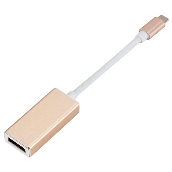 MBC6608J-1.jpg USB-C / Type-C 3.1 Male to DP Female HD Converter, Length: 12cm