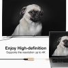 MBC7815S_8.jpg USB-C / Type-C 3.1 Male to Mini DP Female HD Converter, Length: 12cm, Silver, Gold