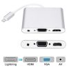 PC0210S_1.jpg 3 in 1 8 Pin to HDMI / VGA / Audio Adapter