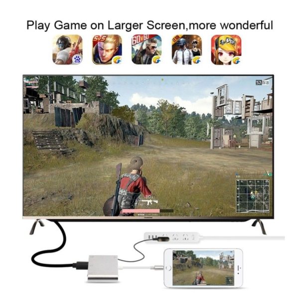 PC0210S_6.jpg 3 in 1 8 Pin to HDMI / VGA / Audio Adapter