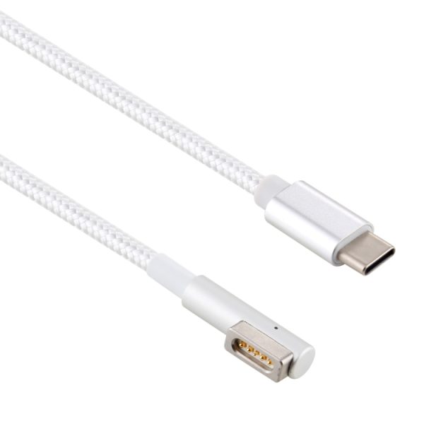 PC0916W_2.jpg 45W / 60W / 65W / 85W 5 Pin MagSafe 1 (L-Shaped) to USB-C / Type-C PD Charging Cable, MagSafe 1